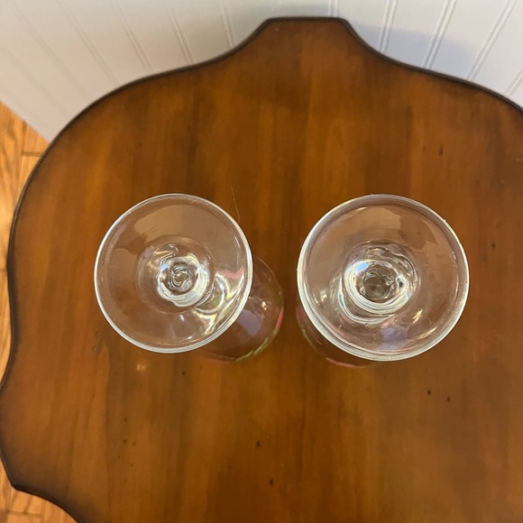 Franciscan Desert Rose 12 Oz Stemmed Wine Glasses (2) - Hand Painted - Picture 4 of 8